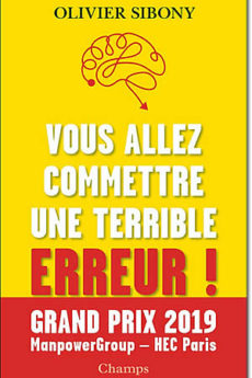 livre : Vous allez commettre une terrible erreur !